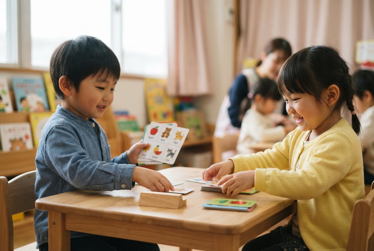 幼児英語遊びながらのイメージ