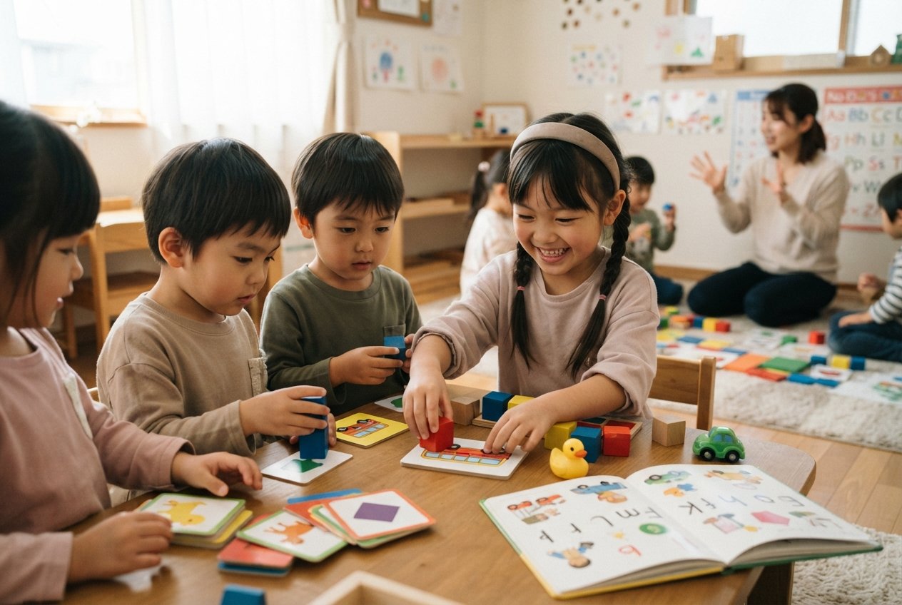 幼児英語遊びながらのイメージ
